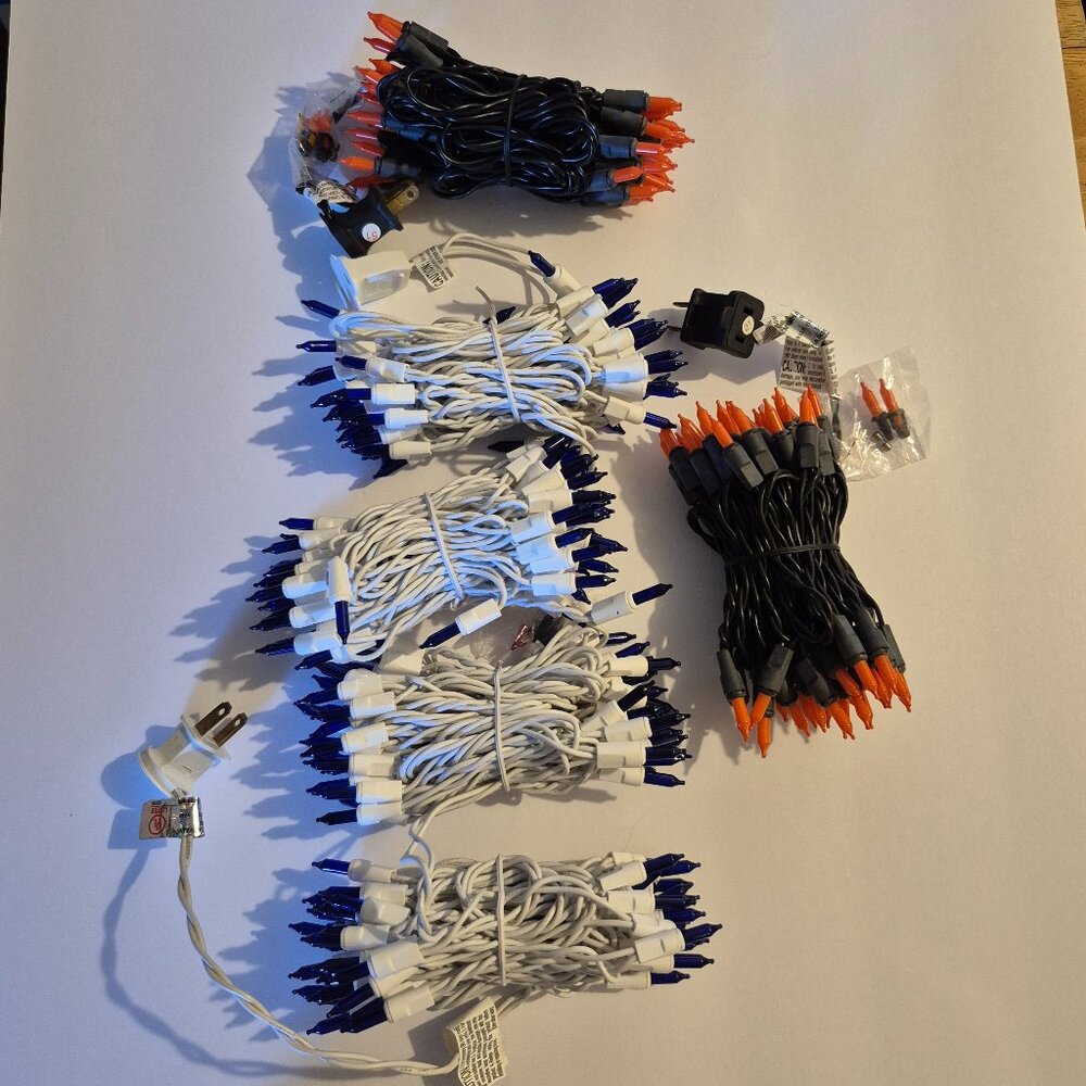 Halloween Icicle Lights Lot New See Description